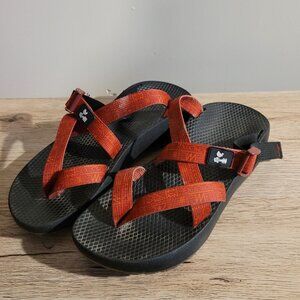 Chaco Tegu Classic Sandals Orange SZ 9